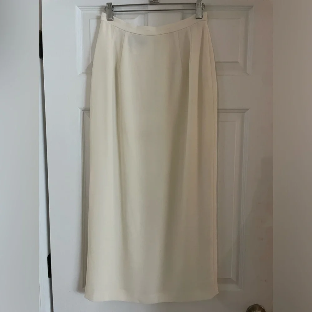 Vintage Elegant Cream Skirt